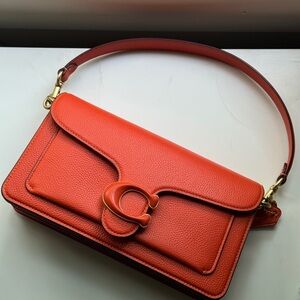 Coach orange tabby Crossbody Bag